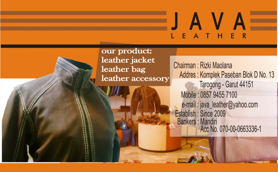 Tips merawat jaket kulit  Java Leather